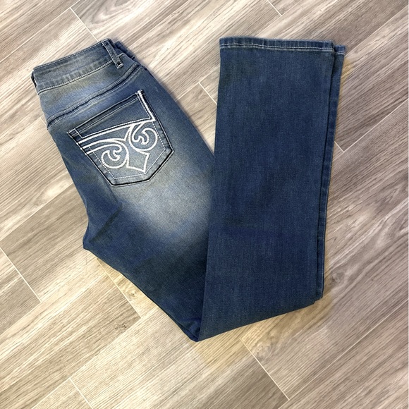 NWT FLAMINGALS Boot Cut Jeans - Picture 1 of 3